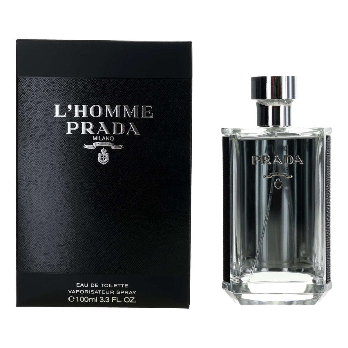 L'Homme Prada Prada 3.4 oz EDT Spray Men - Pertinacia Perfume