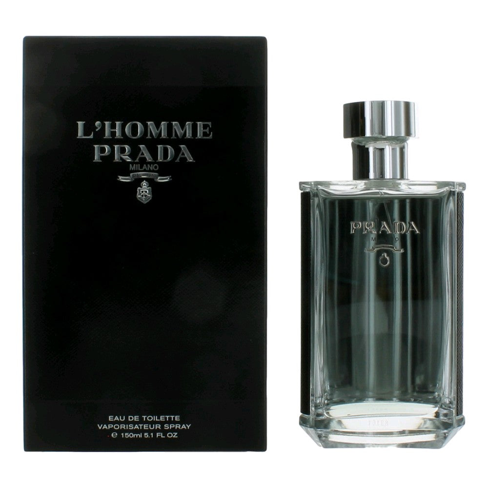 L'Homme Prada Prada 5.1 oz EDT Spray Men - Pertinacia Perfume