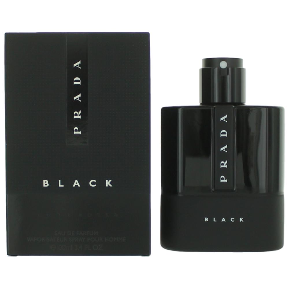 Prada Luna Rossa Black Prada 3.4 oz EDP Spray Men - Pertinacia Perfume