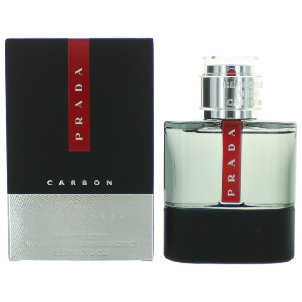 Prada Luna Rossa Carbon Prada 1.7 oz EDT Spray Men - Pertinacia Perfume