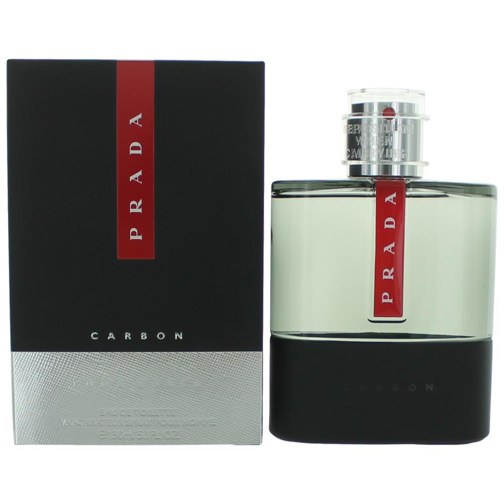 Prada Luna Rossa Carbon Prada 5.1 oz EDT Spray Men - Pertinacia Perfume