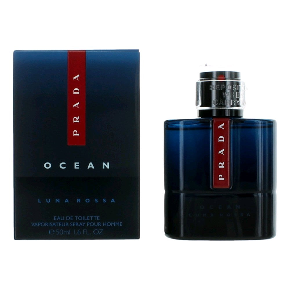 Prada Luna Rossa Ocean Prada 1.6 oz EDT Spray Men - Pertinacia Perfume
