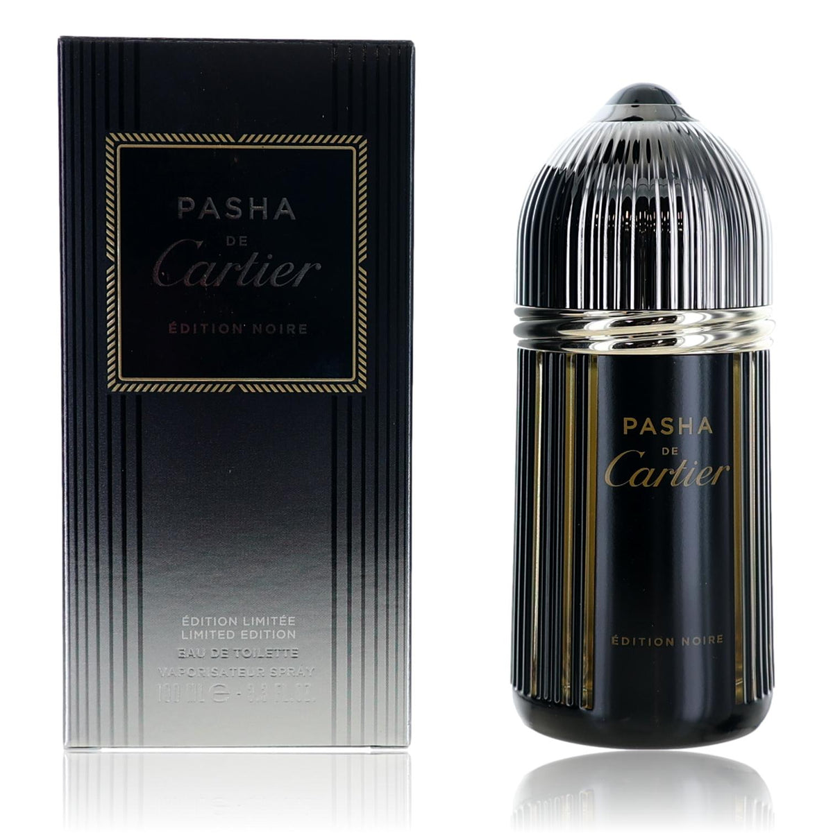 Pasha de Cartier Edition Noire Cartier 3.3oz EDT Spray men Limited Edition - Pertinacia Perfume