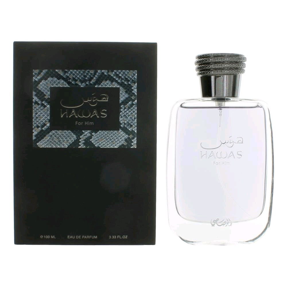 Hawas Rasasi 3.3 oz EDP Spray Men - Pertinacia Perfume