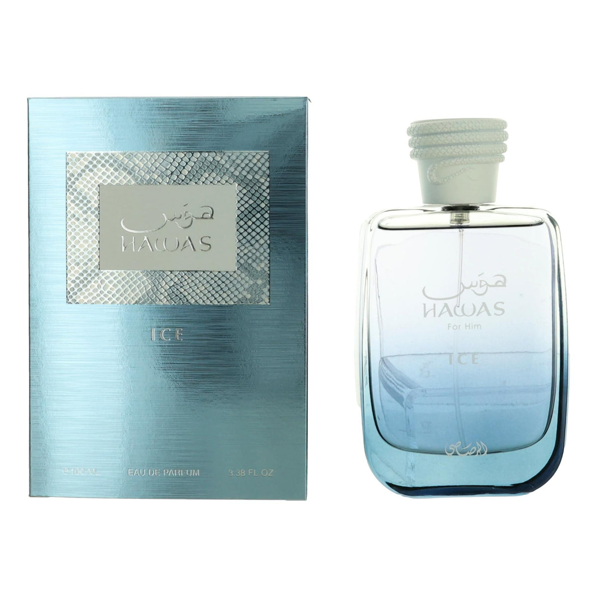 Hawas Ice Rasasi 3.38 oz EDP Spray Men - Pertinacia Perfume
