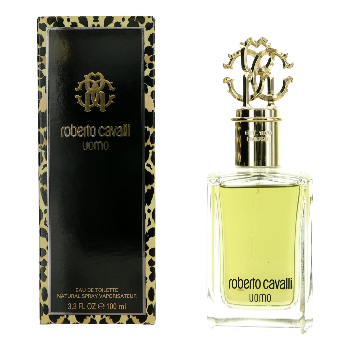 Roberto Cavalli Uomo Roberto Cavalli 3.3 oz EDT Spray Men - Pertinacia Perfume