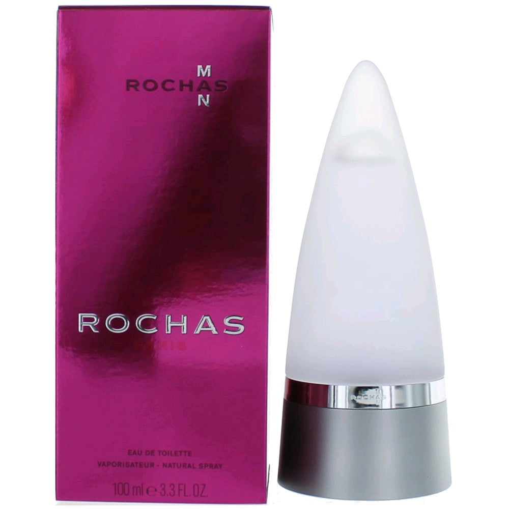 Rochas Man Rochas 3.3 oz EDT Spray Men - Pertinacia Perfume
