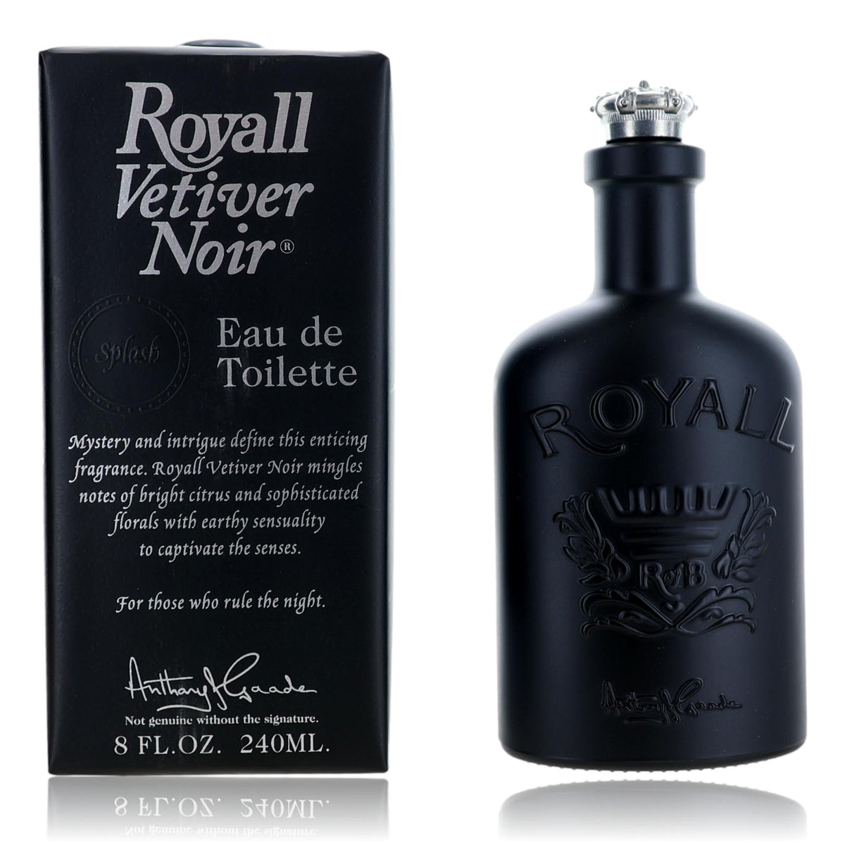 Royall Vetiver Noir Royall Fragrance 8 oz EDT Splash Men - Pertinacia Perfume