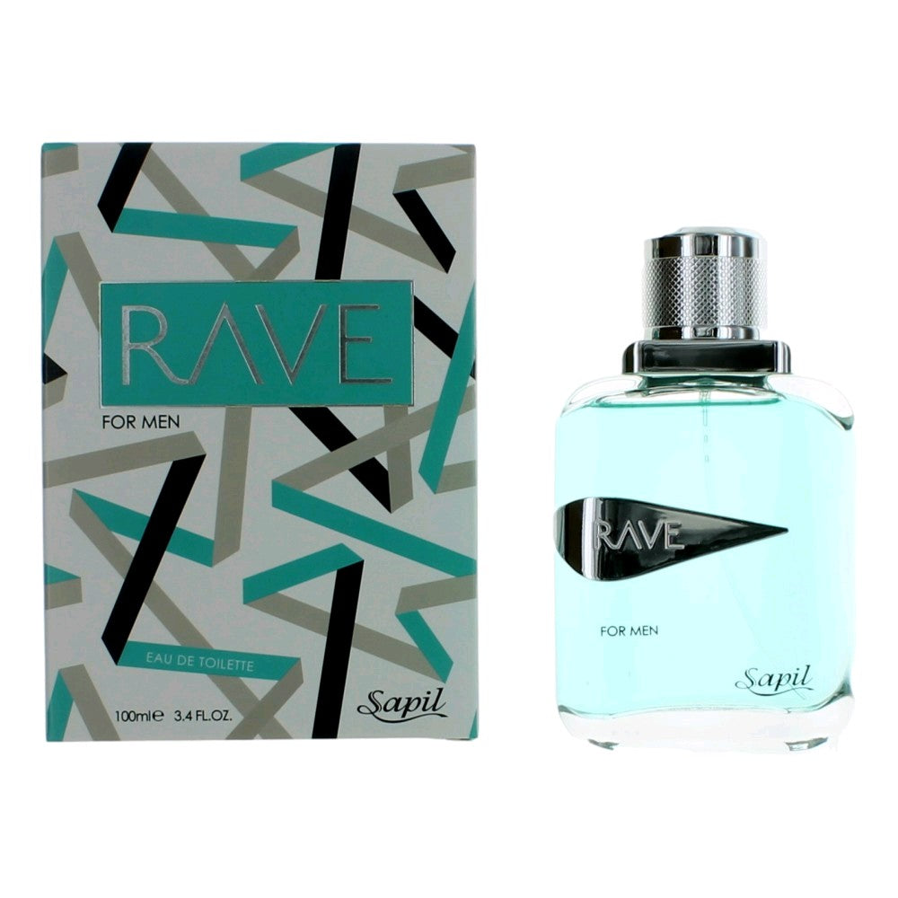Rave Sapil 3.4 oz EDT Spray Men - Pertinacia Perfume