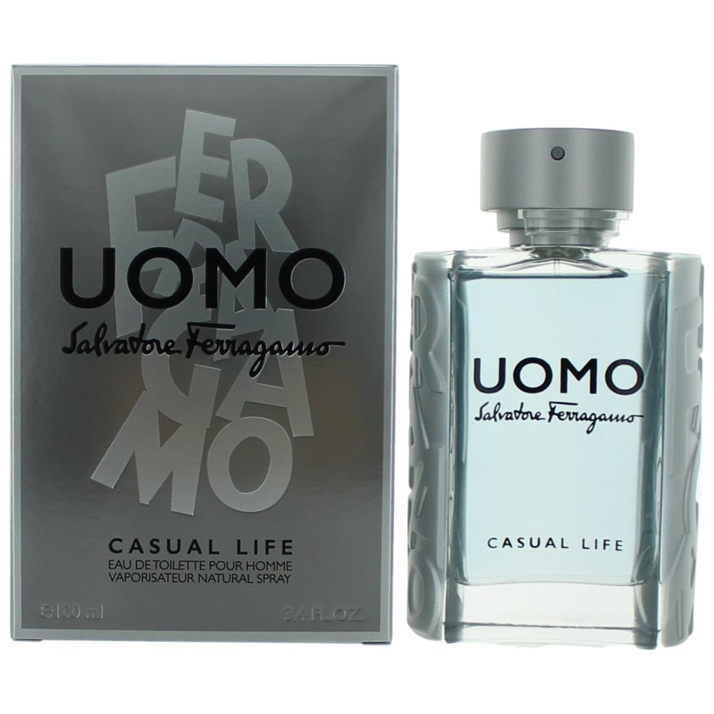 Uomo Casual Life Salvatore Ferragamo 3.4 oz EDT Spray Men - Pertinacia Perfume