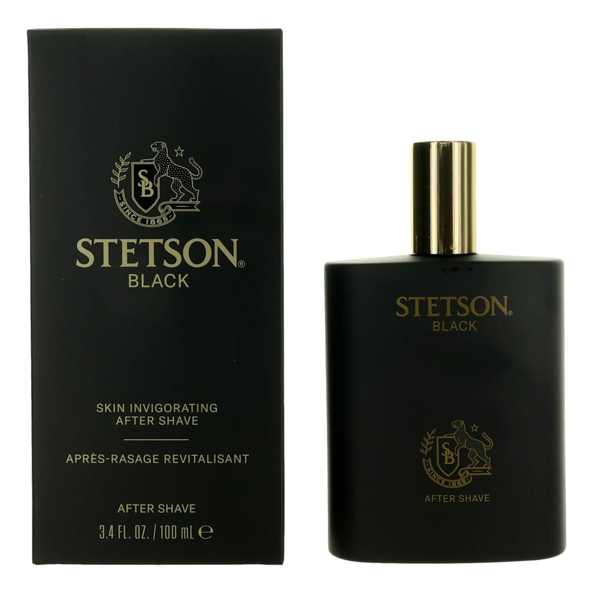 Stetson Black Coty 3.4oz Skin Invigorating After Shave Splash men - Pertinacia Perfume