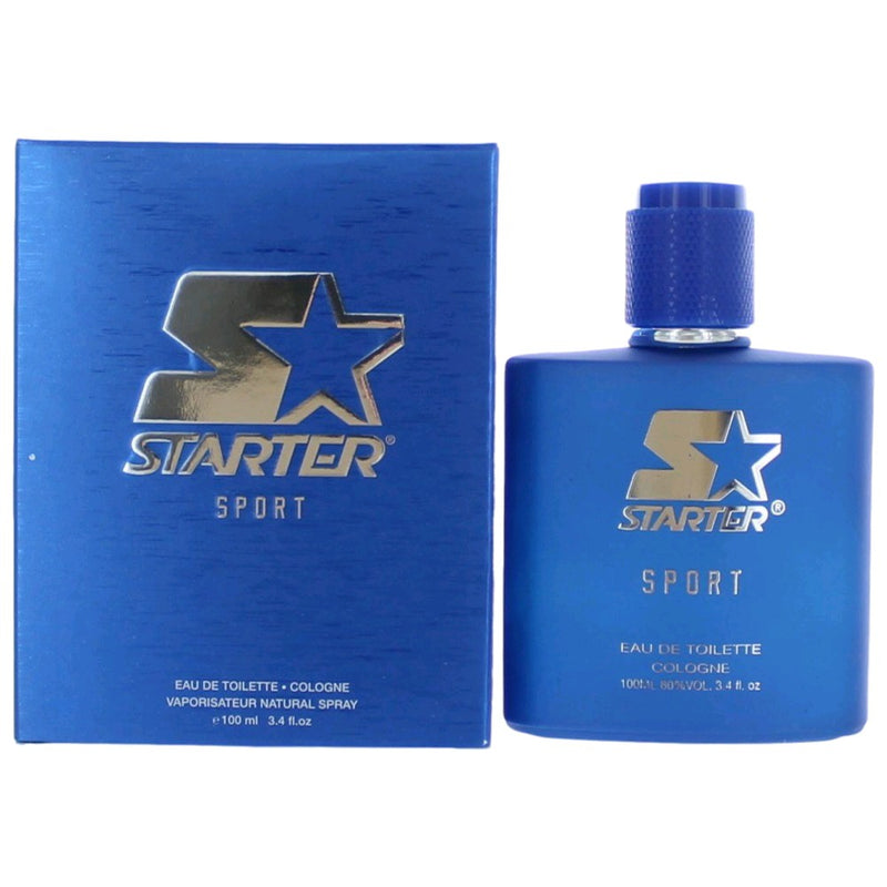 Starter Sport men's 3.4 oz EDT spray bottle, fresh and sporty fragrance for active lifestyles
