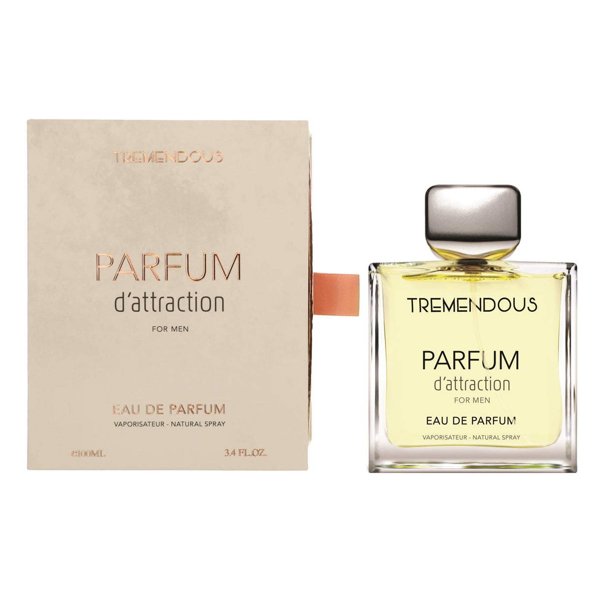 Parfum D'Attraction Tremendous Parfums 3.4 oz EDP Spray Men - Pertinacia Perfume