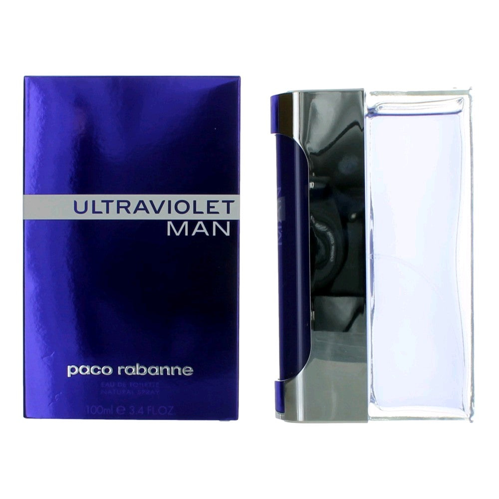 Ultraviolet Man by Paco Rabanne, 3.4 oz EDT Spray for Men