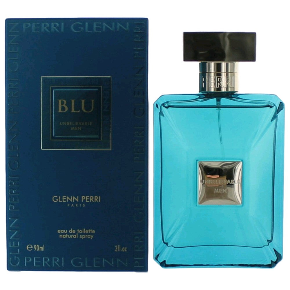 Blu Unbelievable Glenn Perri 3 oz EDT Spray Men - Pertinacia Perfume