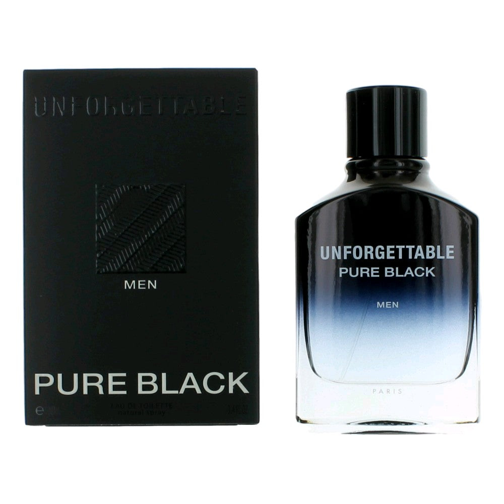 Unforgettable Pure Black Glenn Perri 3.4 oz EDT Spray Men - Pertinacia Perfume