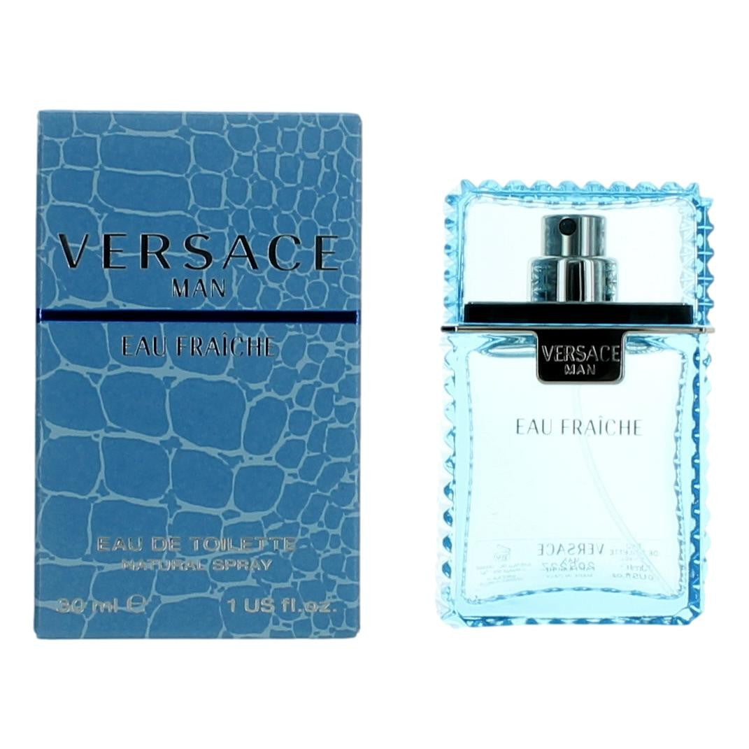 Versace Man Eau Fraiche Versace 1 oz EDT Spray Men - Pertinacia Perfume