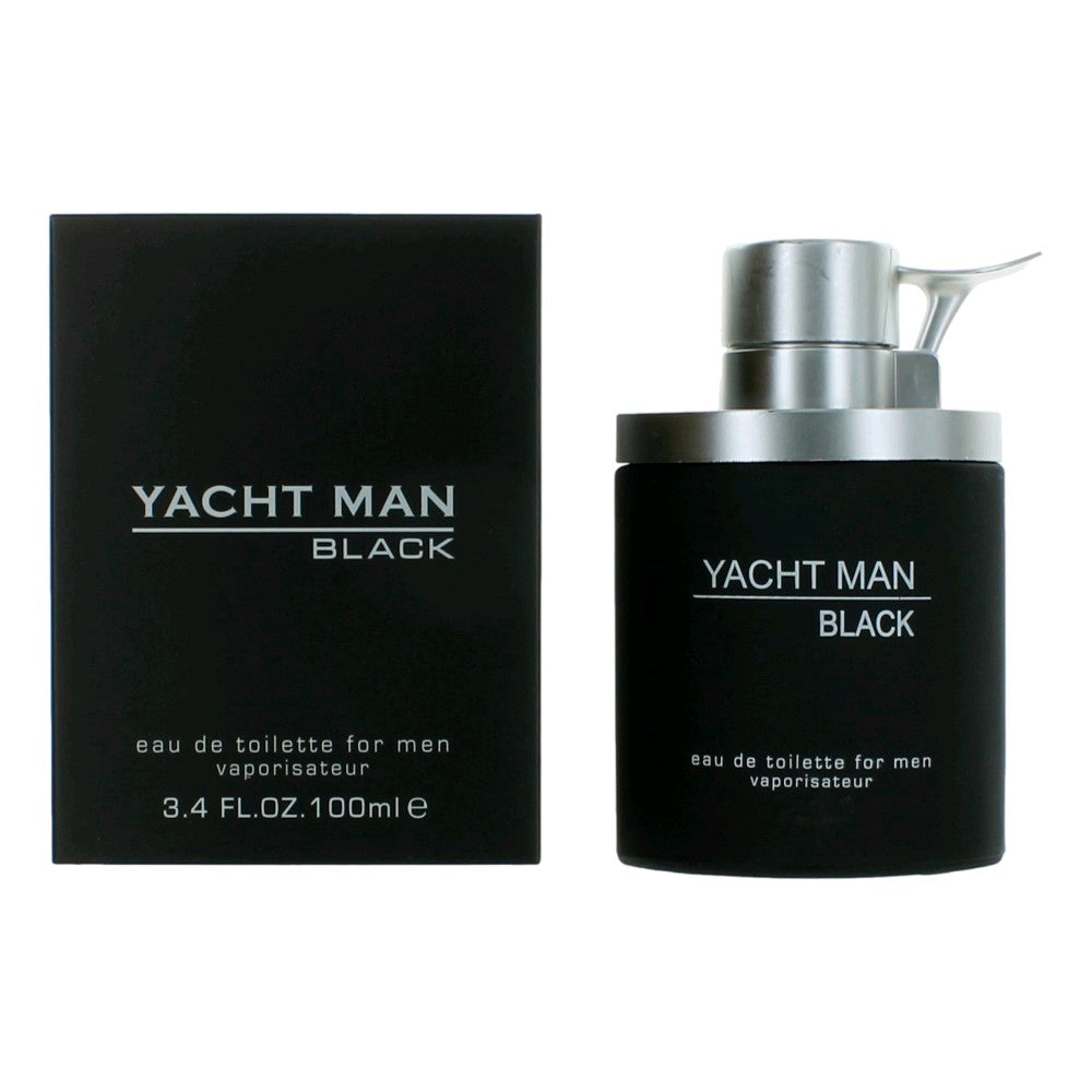 Yacht Man Black by Myrurgia, 3.4 oz EDT Spray for Men - Pertinacia Perfume
