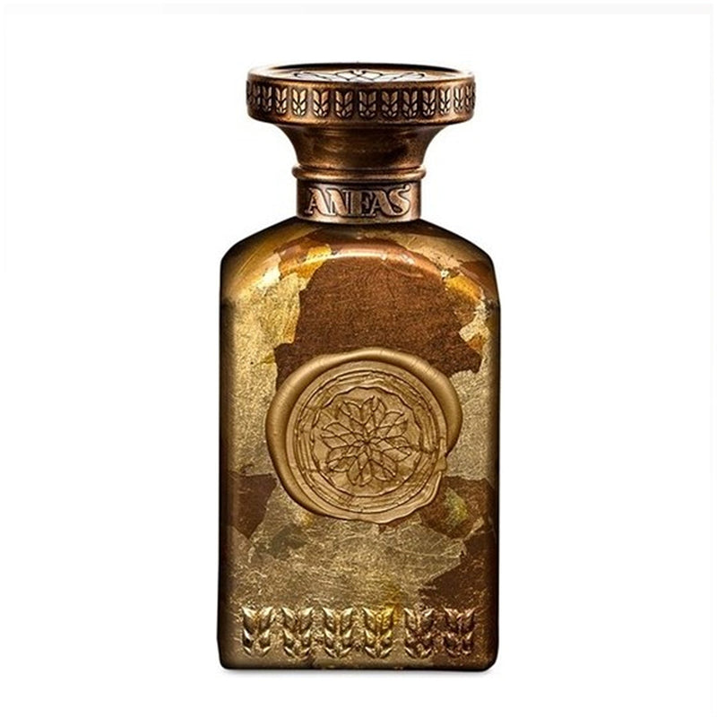 Watan Gold Anfas perfume bottle from Online Warehouse with gold accents and elegant packaging.