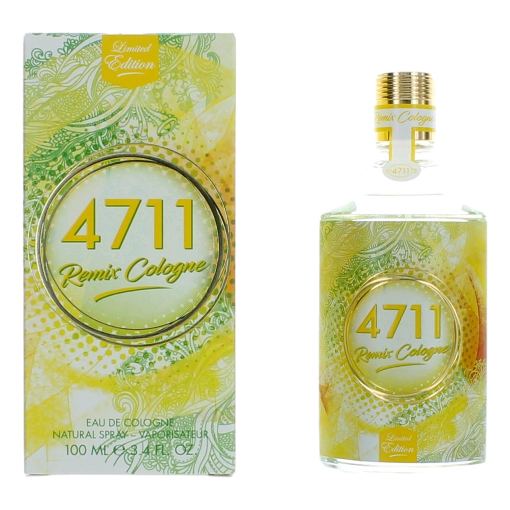 4711 Remix Cologne Lemon Muelhens 3.4oz Eau De Cologne Spray Unisex - Pertinacia Perfume