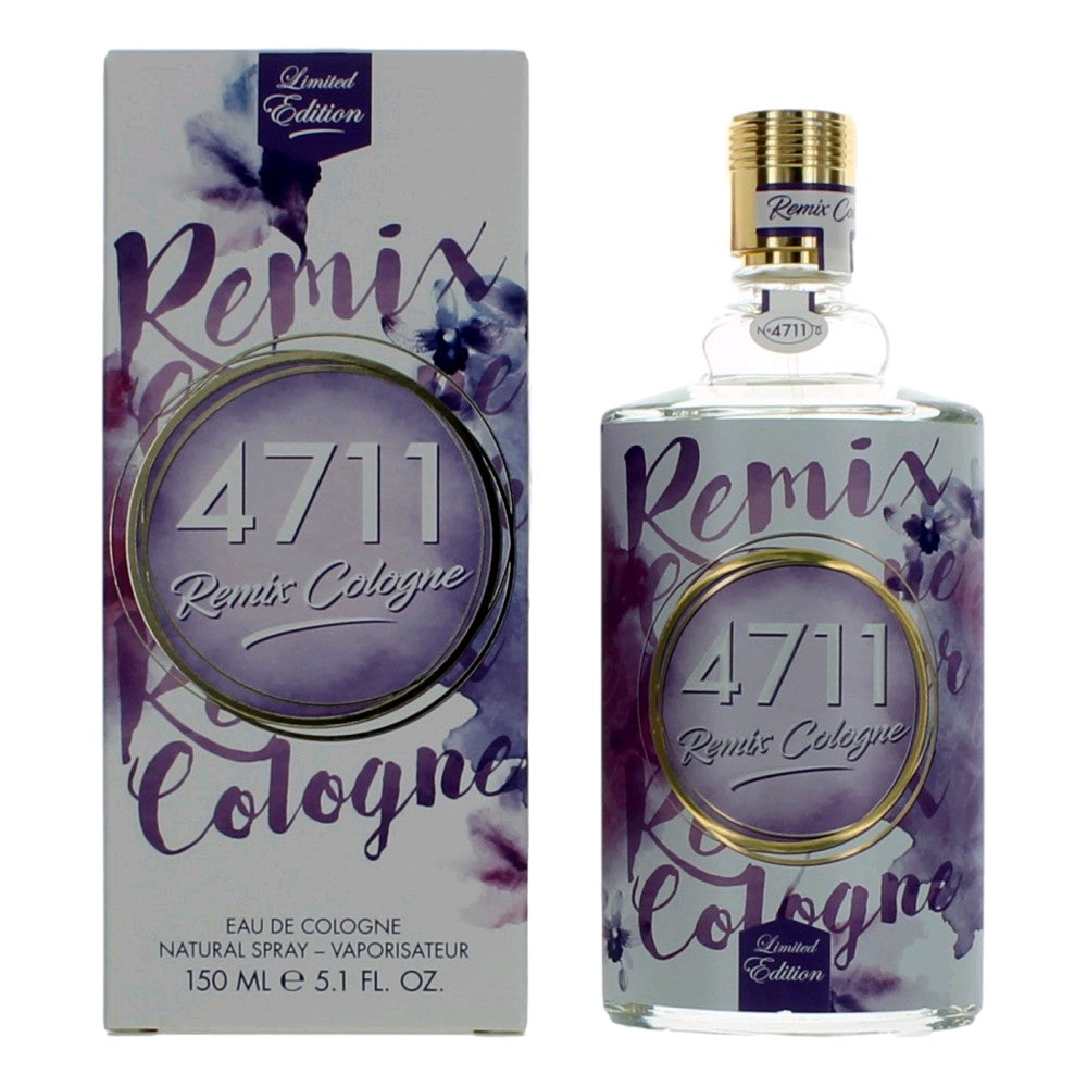 4711 Remix Cologne Lavender Muelhens 5.1oz Eau De Cologne Spray Unisex - Pertinacia Perfume
