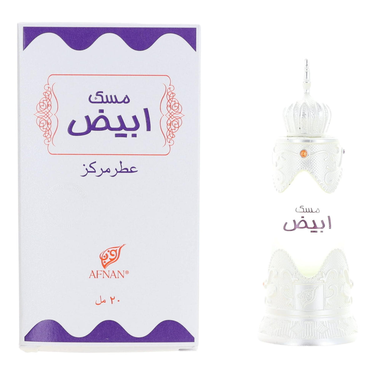 Musk Abiyad Afnan 0.67 oz Perfume Oil Unisex - Pertinacia Perfume
