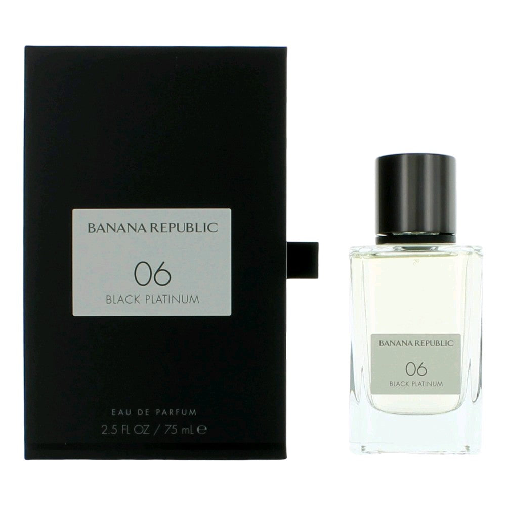 06 Black Platinum by Banana Republic, 2.5 oz EDP Spray for Unisex - Pertinacia Perfume