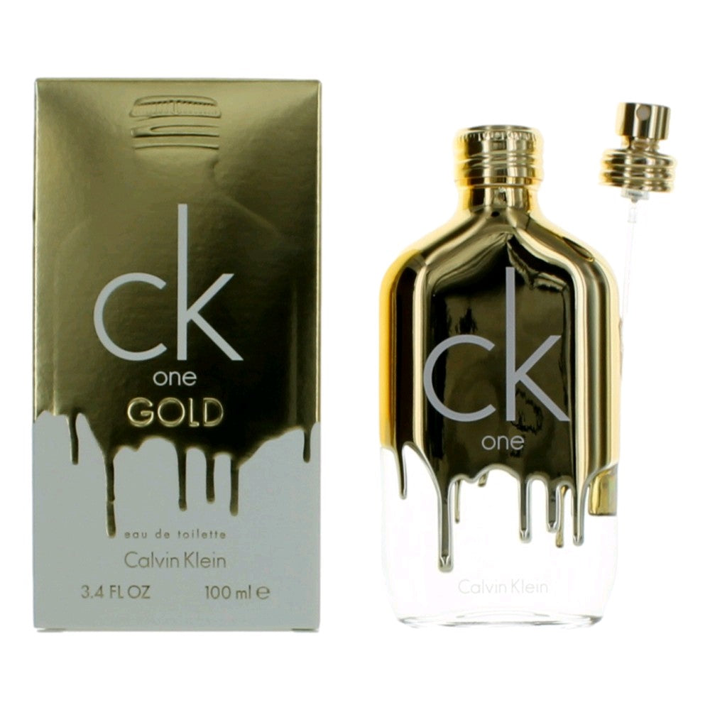 CK One Gold Calvin Klein 3.4 oz EDT Spray Unisex - Pertinacia Perfume