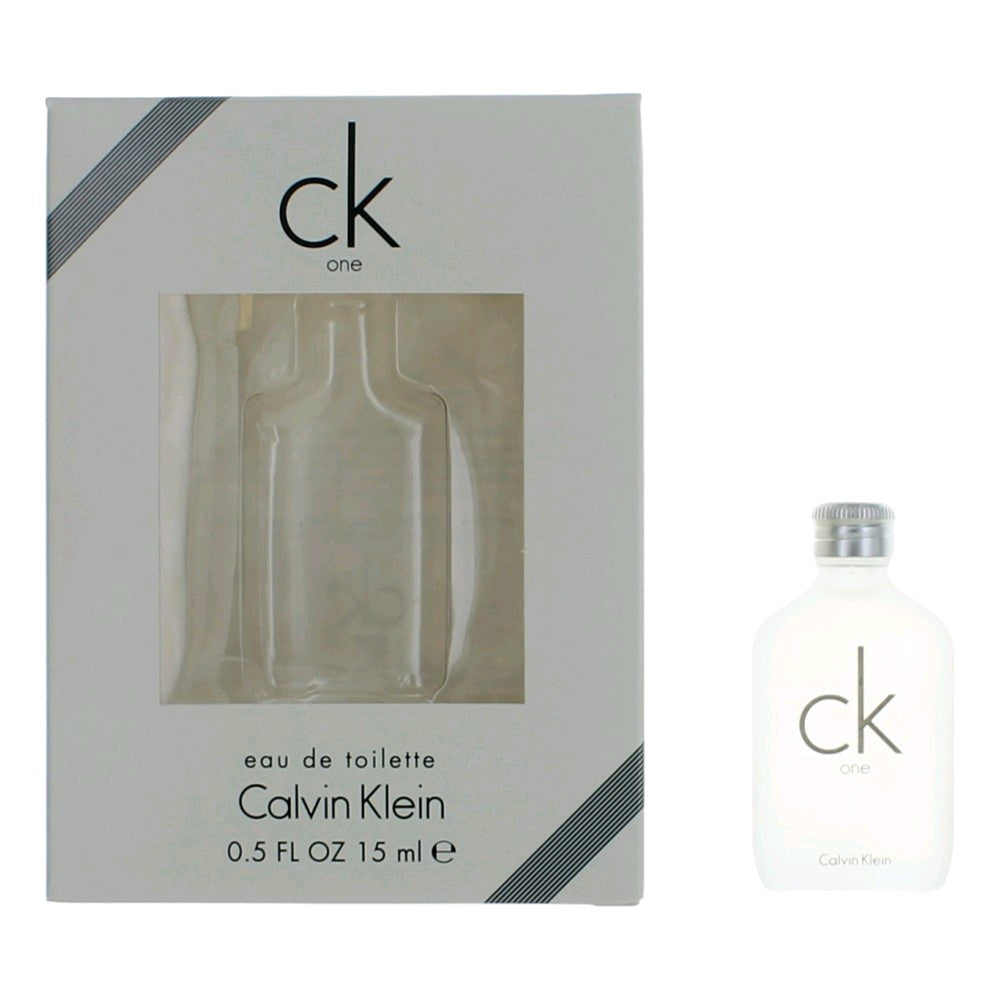 CK One Calvin Klein 0.5 oz EDT Splash Unisex - Pertinacia Perfume