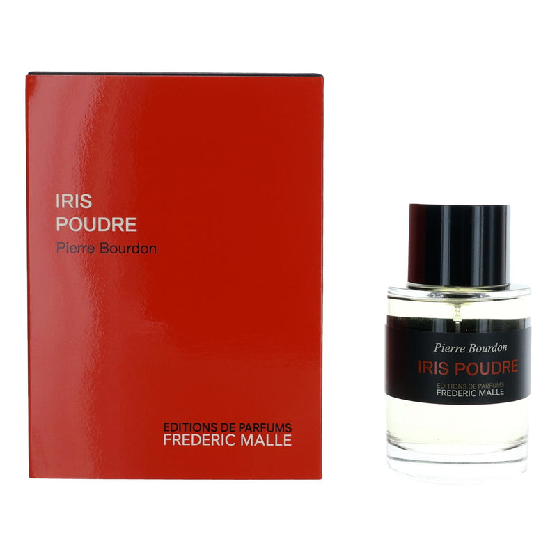 Frederic Malle Iris Poudre 3.4 oz unisex EDP spray bottle, elegant packaging and design visible in the image.