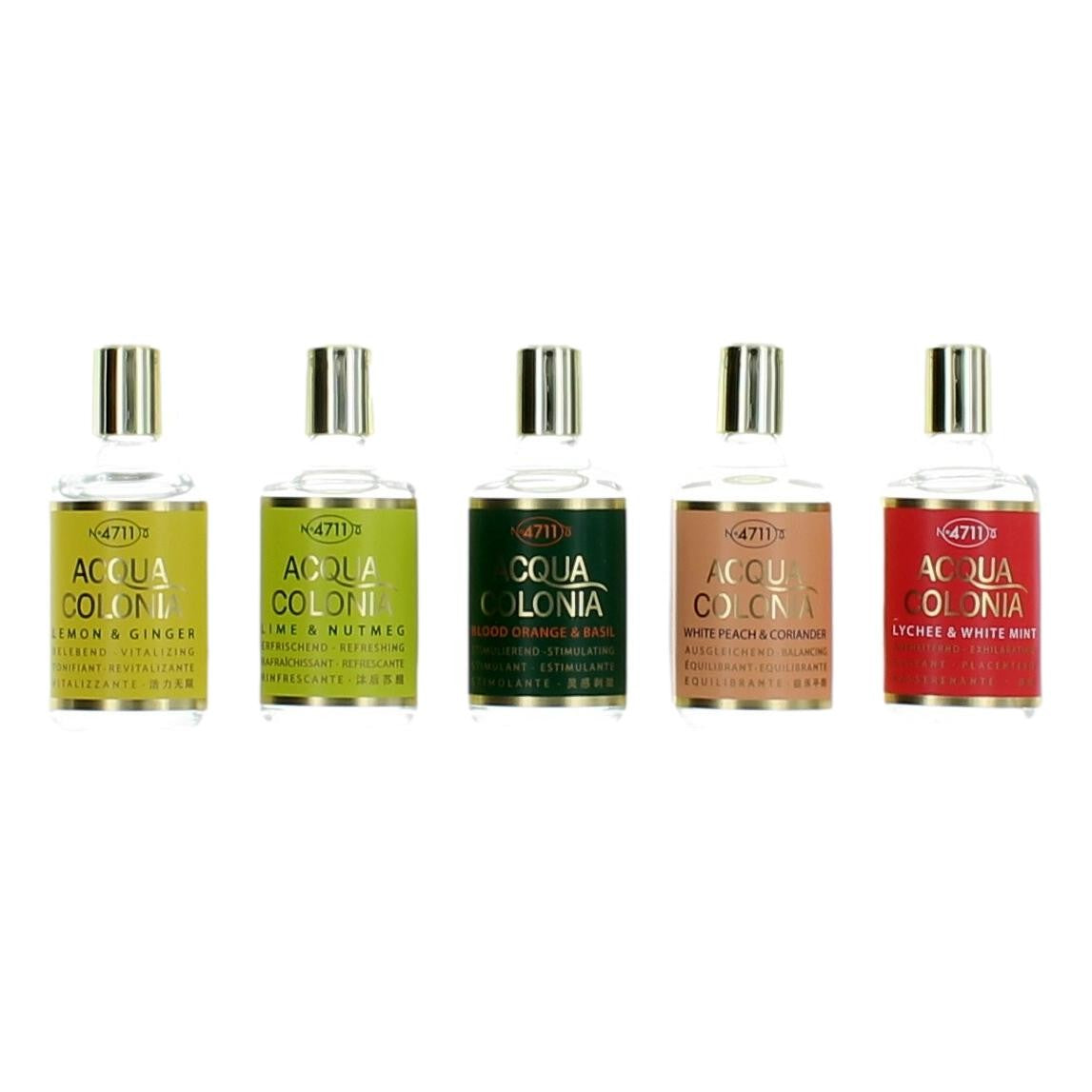 Acqua Colonia 4711 5 Piece Variety Set Unisex - Pertinacia Perfume