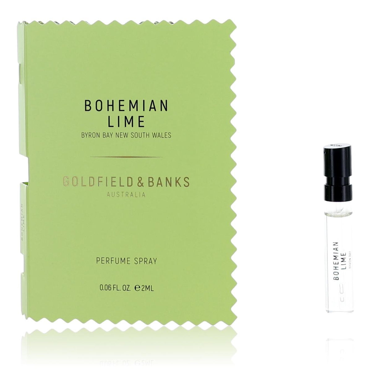 Bohemian Lime Goldfield & Banks 0.06oz Perfume Spray Unisex Sample - Pertinacia Perfume