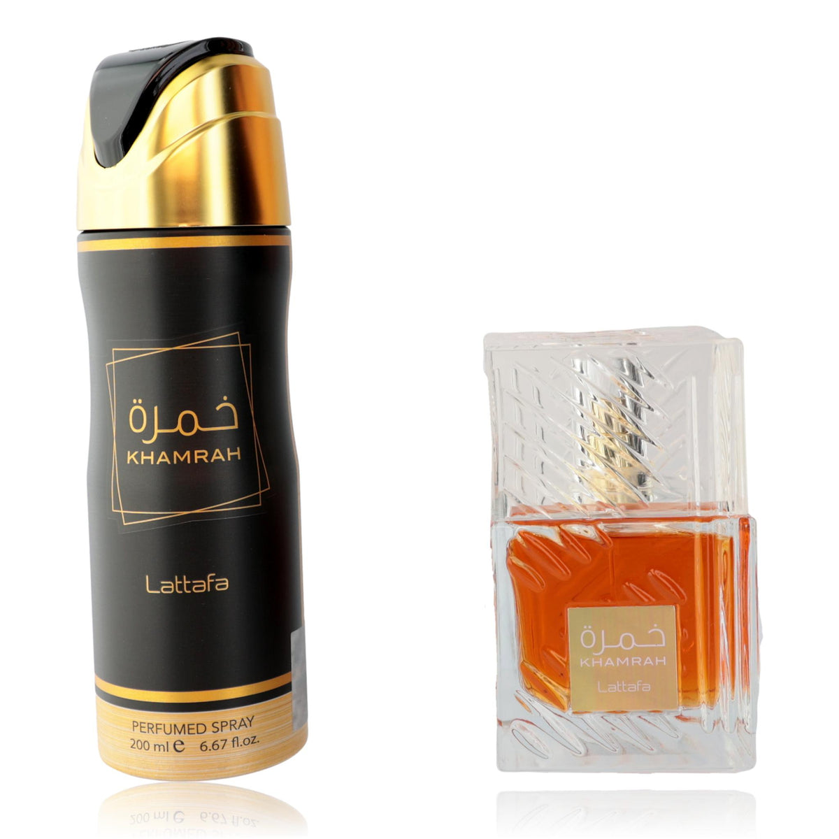 Khamrah Lattafa 2 Piece Gift Set Unisex - Pertinacia Perfume