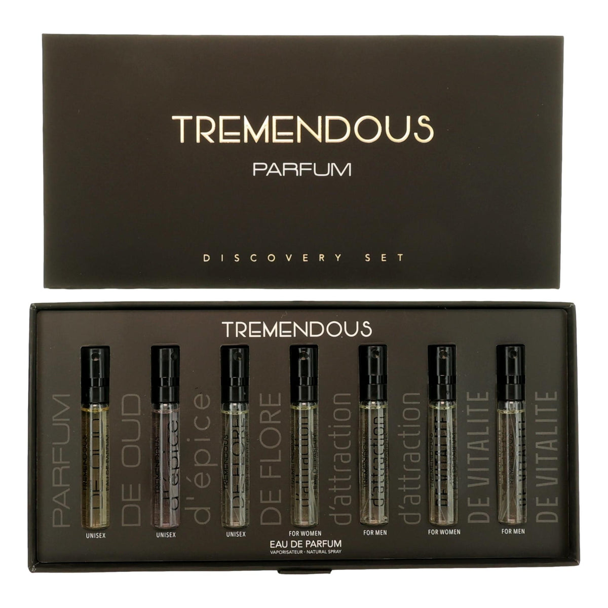 Tremendous Tremendous Parfum 7 Piece Discovery set - Pertinacia Perfume