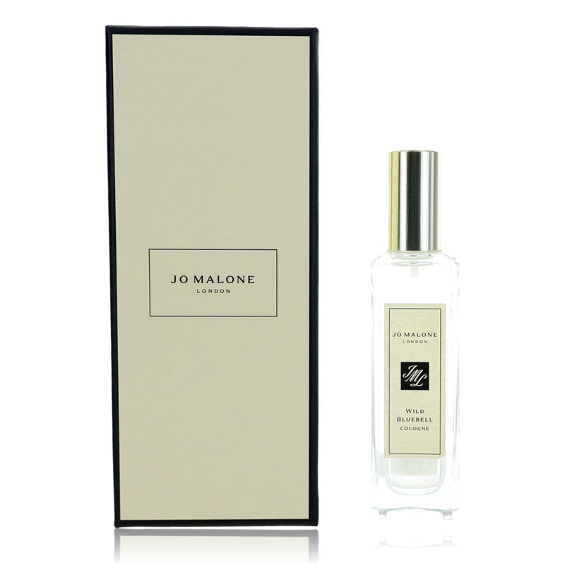 Jo Malone Wild Bluebell 1 oz unisex Cologne Spray with floral bluebell scent and elegant glass bottle.