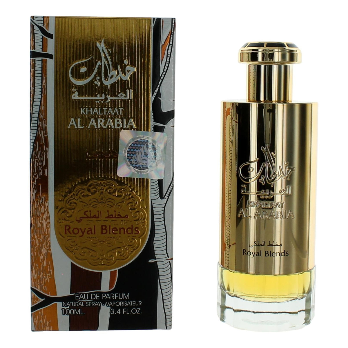 Khaltaat Al Arabia Royal Blends Lattafa 3.4oz EDP Spray Unisex - Pertinacia Perfume