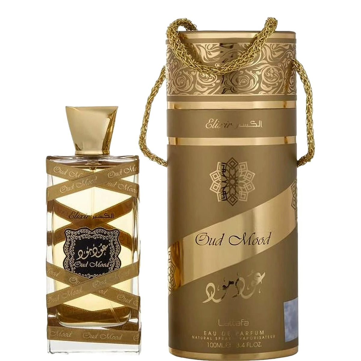 Oud Mood Elixir Lattafa 3.4 oz EDP Spray Unisex - Pertinacia Perfume