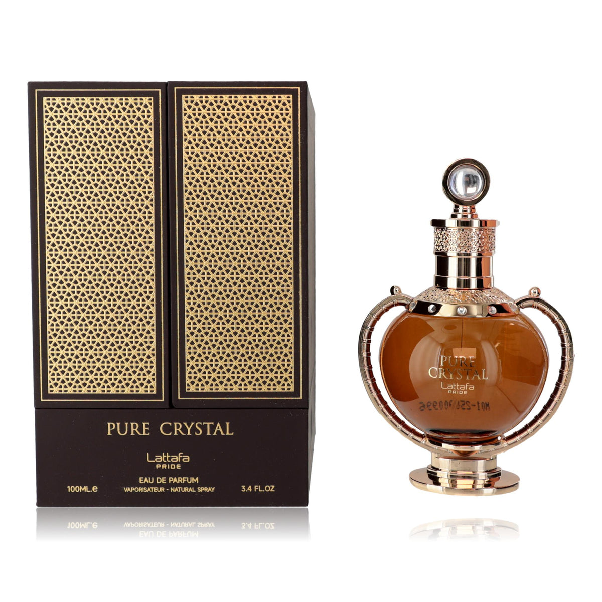 Pure Crystal Lattafa 3.4 oz EDP Spray Unisex - Pertinacia Perfume