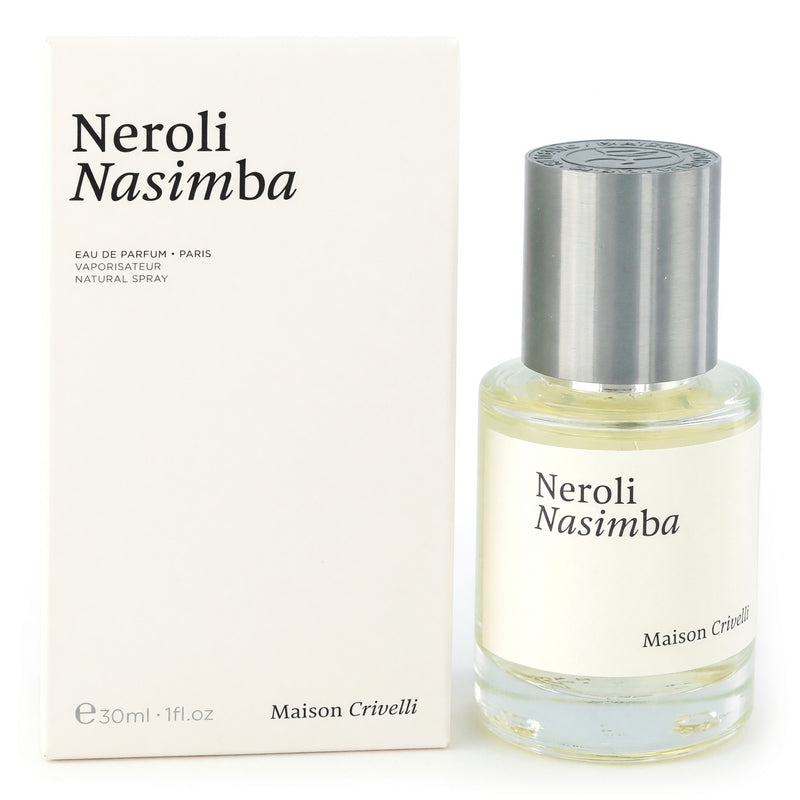 Neroli Nasimba unisex perfume by Maison Crivelli in a 1 oz EDP spray bottle with elegant packaging.