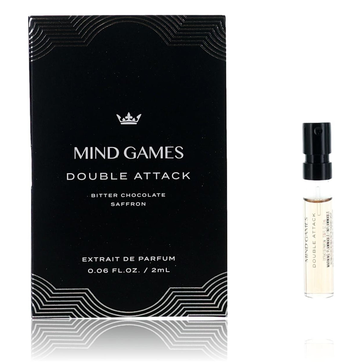 Double Attack Mind Games 0.06oz Extrait de Parfum Unisex Sample - Pertinacia Perfume