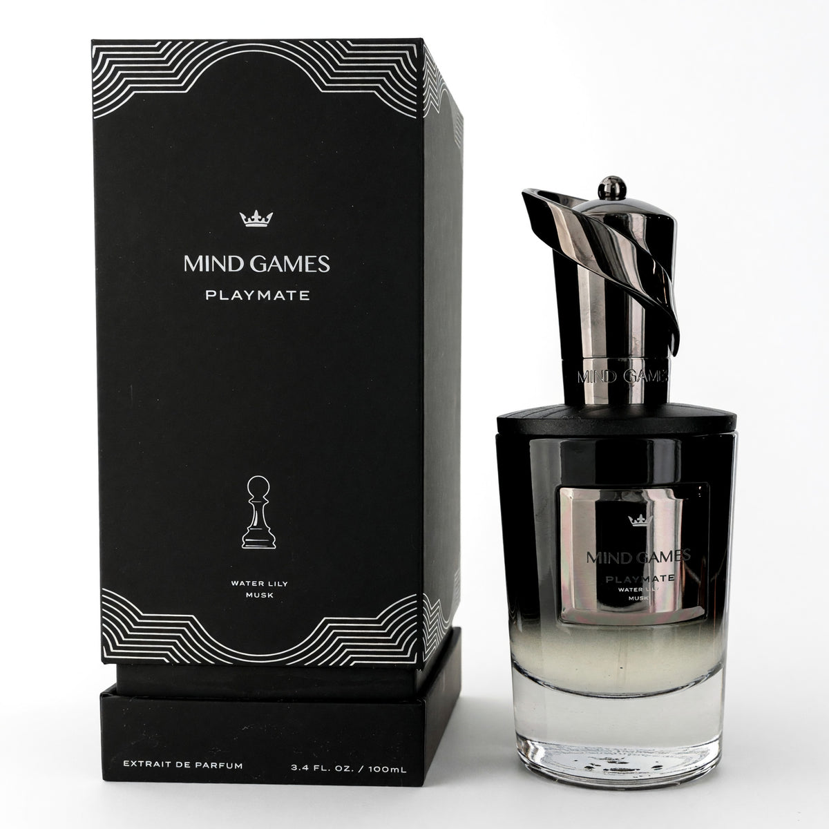 Mind Games Playmate Black, 3.4oz Extrait de Parfum Spray for Unisex Extrait | Pertinacia Perfume