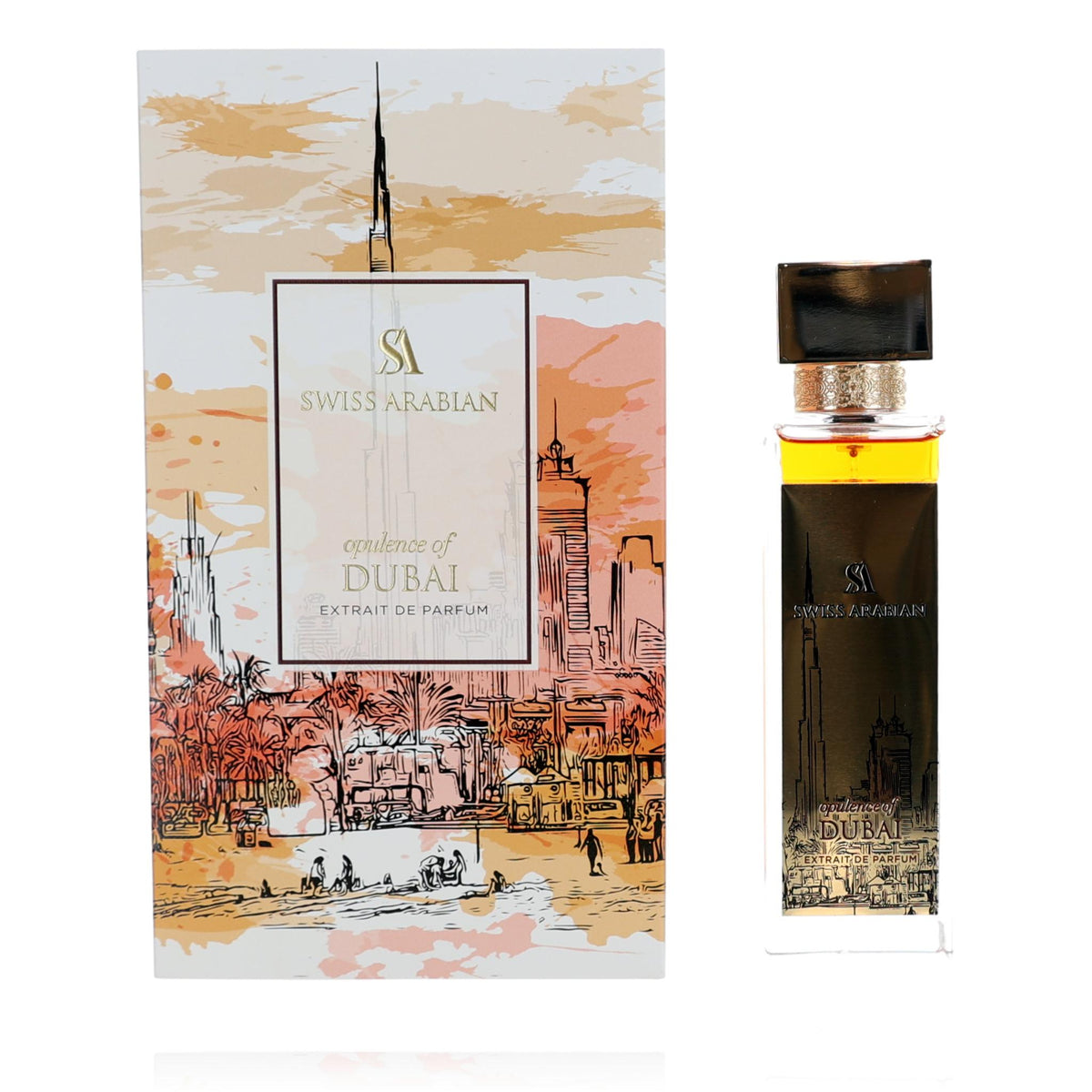 Opulence of Dubai Swiss Arabian 3.4oz Extrait De Parfum Spray Unisex - Pertinacia Perfume
