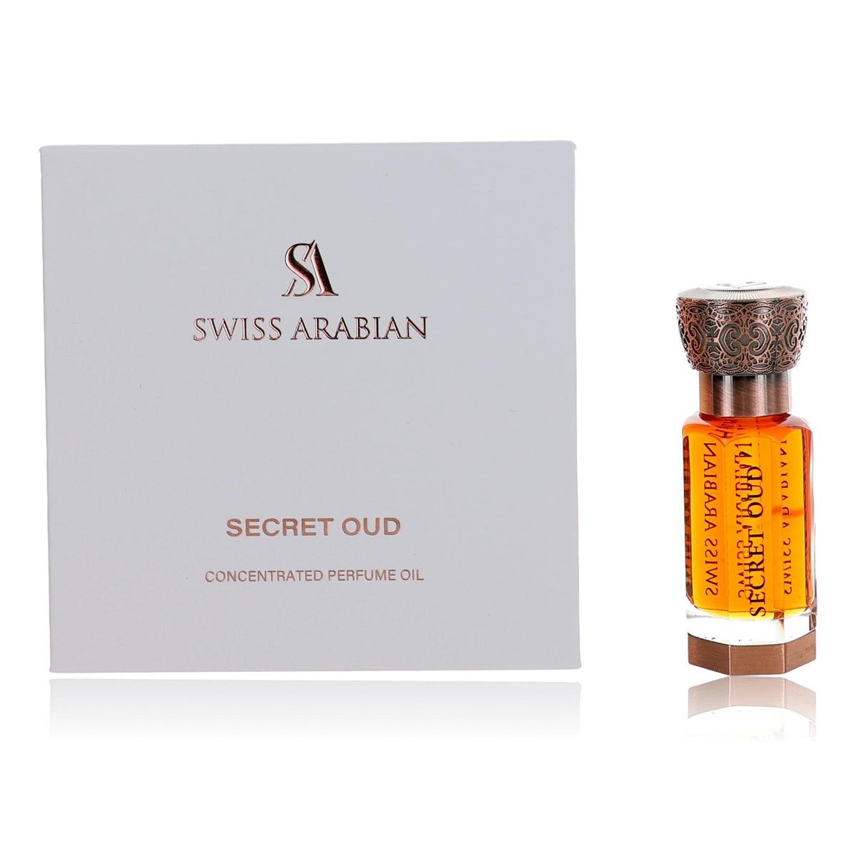 Secret Oud Swiss Arabian 0.4oz Concentrated Perfume Oil Unisex - Pertinacia Perfume