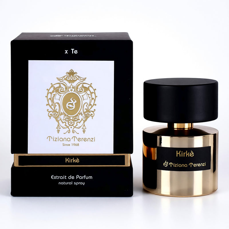 Kirke by Tiziana Terenzi unisex 3.4 oz Extrait De Parfum spray bottle with elegant packaging and branding.