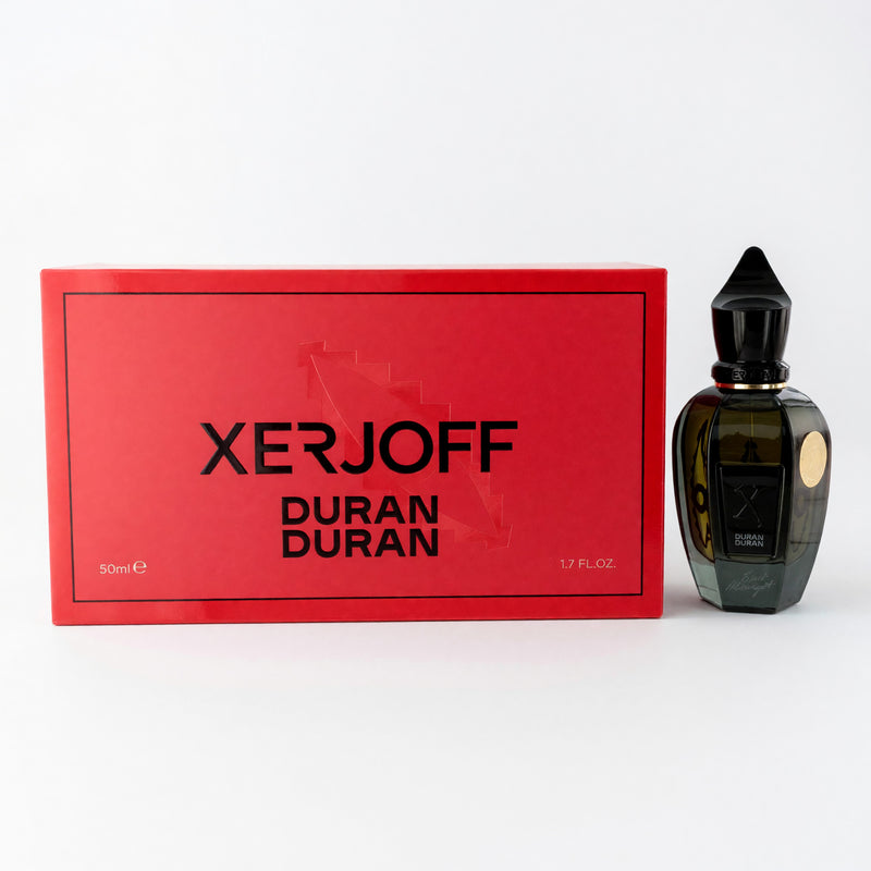 Xerjoff Black Moonlight unisex 1.7 oz EDP spray bottle with sleek black packaging and elegant design.