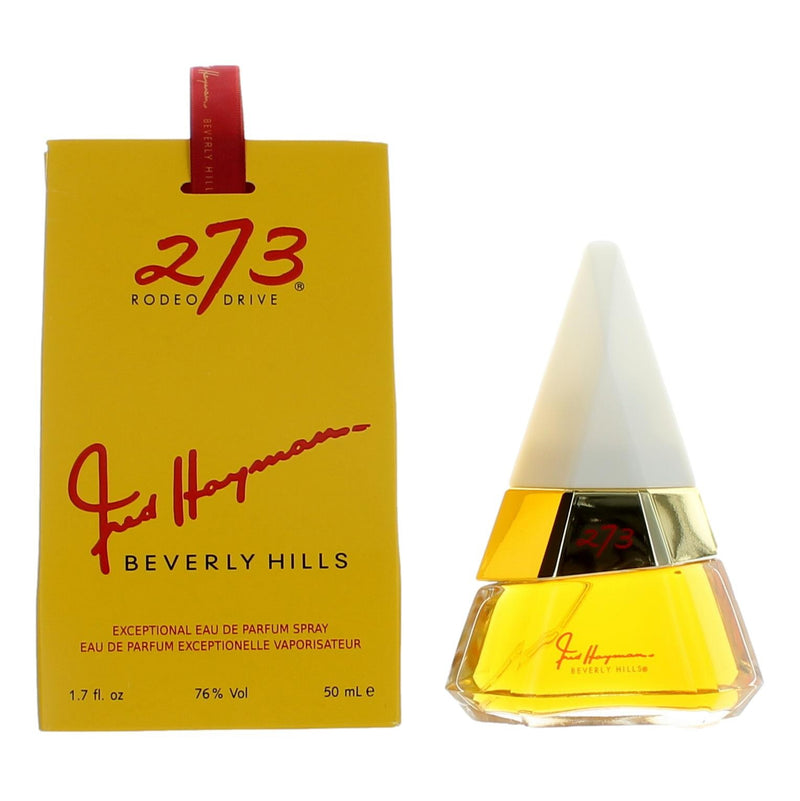 Fred Hayman 273 women’s 1.7 oz Exceptional EDP spray bottle, elegant perfume for women with floral and citrus notes.