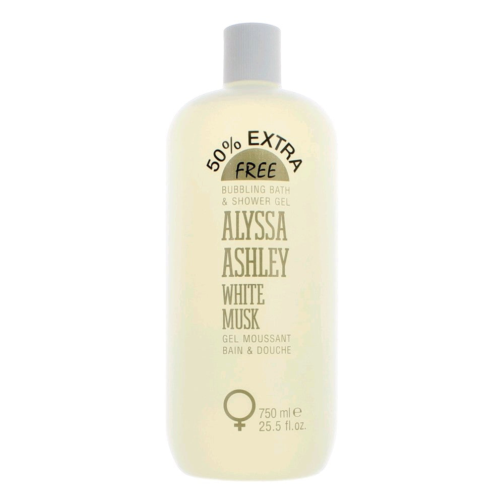 White Musk Alyssa Ashley 25.5 oz Bubbling Bath & Shower Gel - Pertinacia Perfume