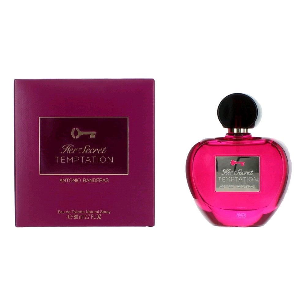 Her Secret Temptation Antonio Banderas 2.7 oz EDT Spray Women - Pertinacia Perfume