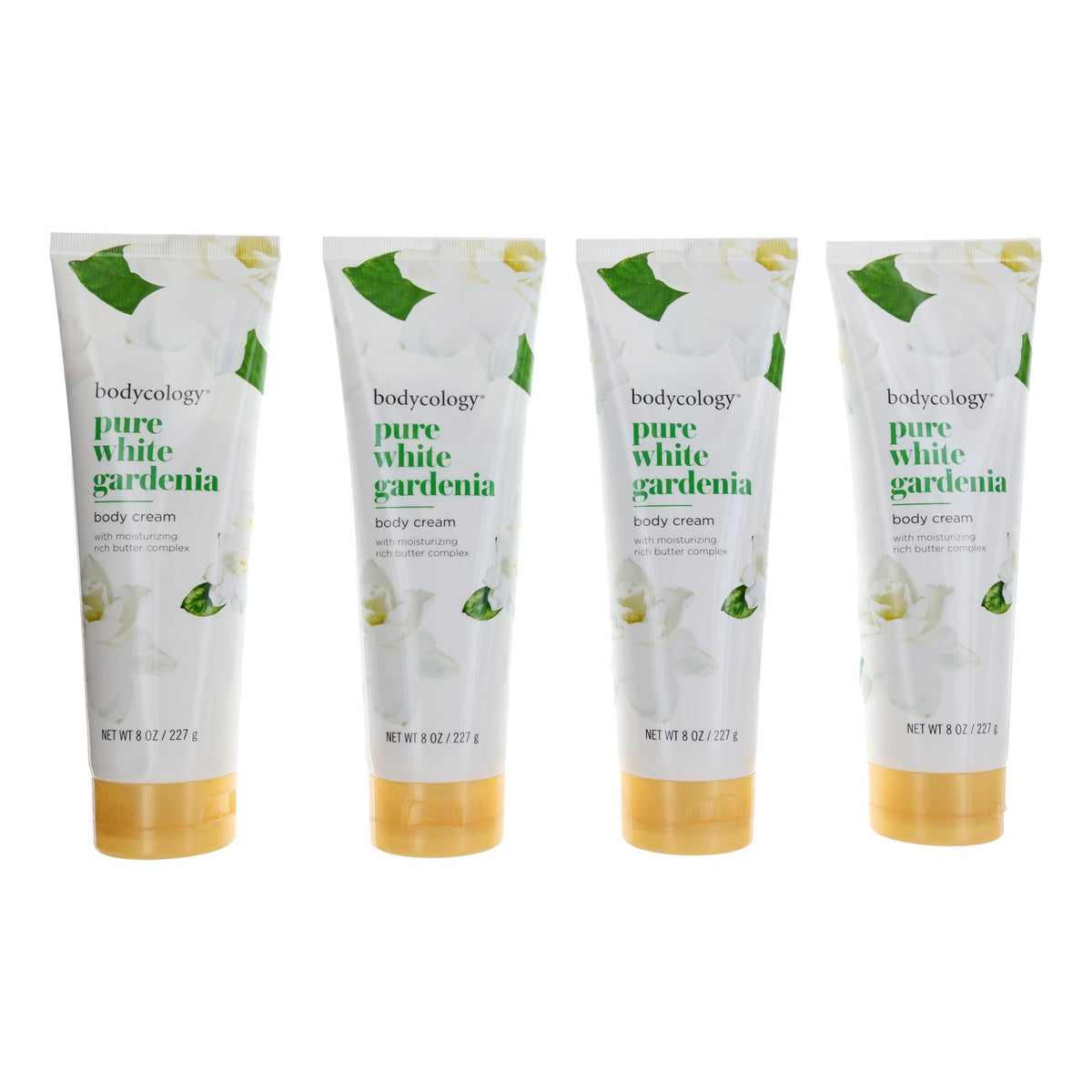 Pure White Gardenia Bodycology 4 Pack 8oz Moisturizing Body Cream women - Pertinacia Perfume