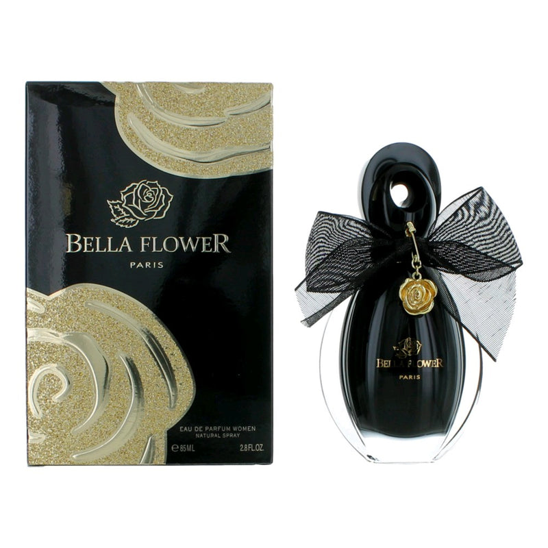 Gemina.b Bella Flower 2.8 oz EDP spray for women, floral perfume bottle with elegant design